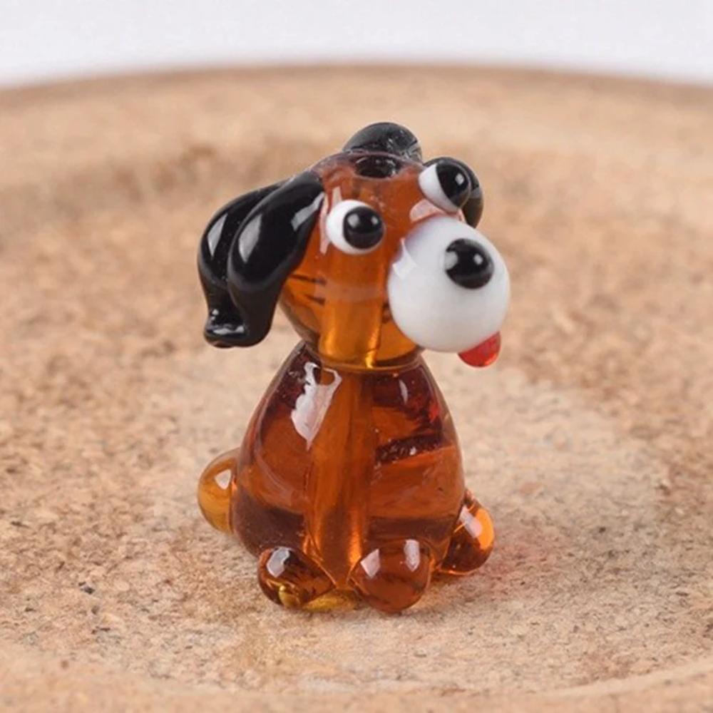 2pcs 16x15mm Yellow Duck / 24x16mm Penguin/White Dog Shape Handmade Lampwork Glass Loose Beads for Jewelry Making DIY Crafts Findings