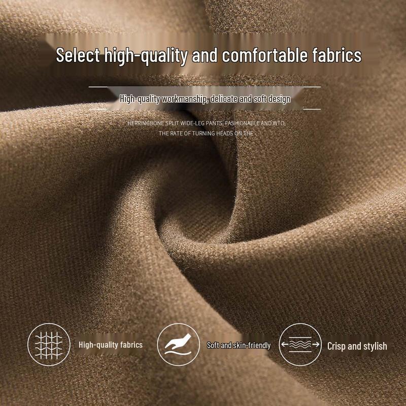 Handu Yishe Women's High-Waisted Tapered Wool Blend Pants