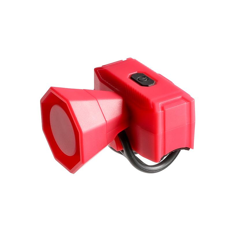 BUCKLOS Electric Bicycle Bell Type-C Recharge Bike Bell 120dB Mountain Bike Horn Ultralight Portable Bicycle horn красный