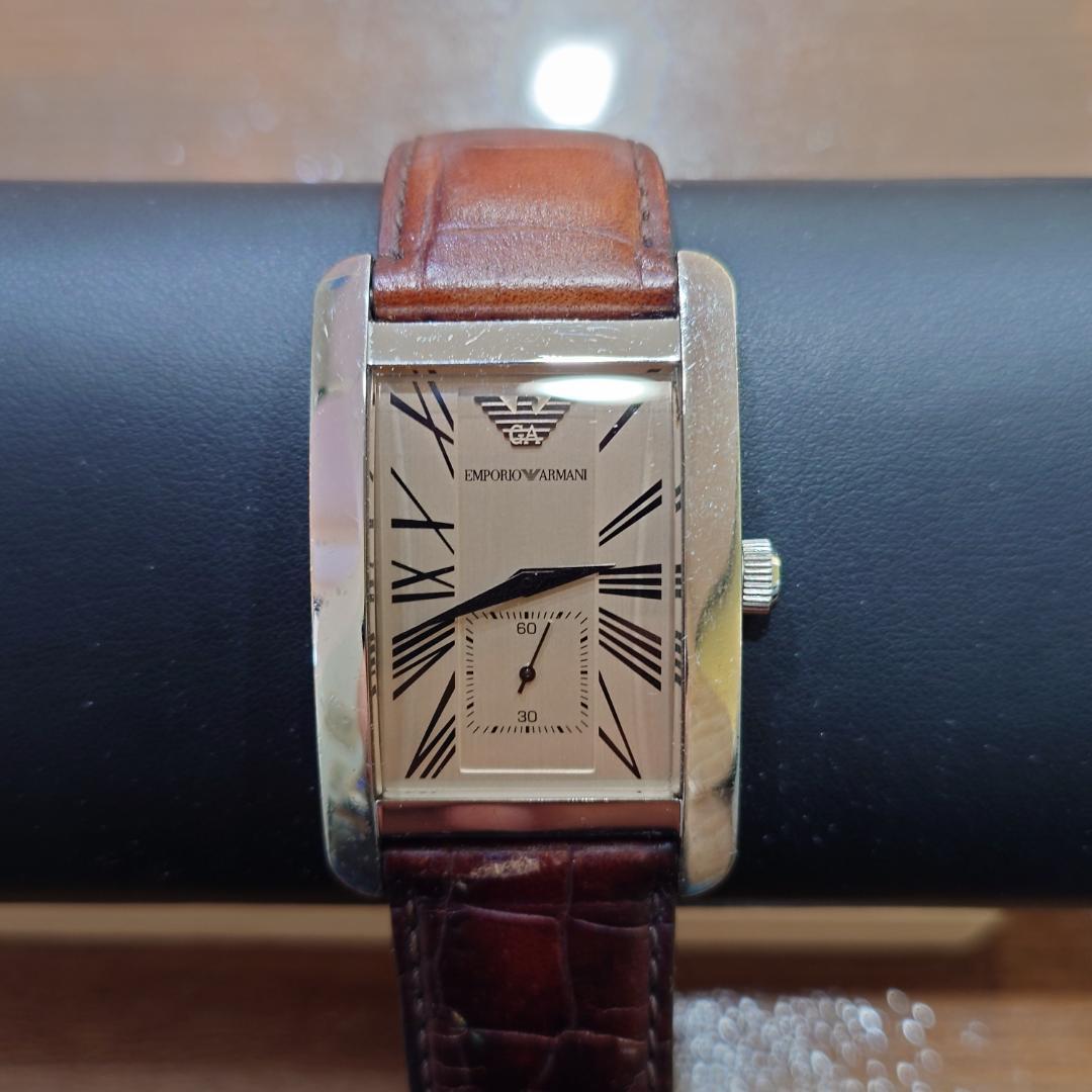 Used emporio armani watch quartz