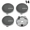 4PCS OD 58MM/60MM/63MM/65MM Cap For Rims SSR XXR Emblem Wheel Center Cap Sport Car Logo Wheel Cover Hub caps