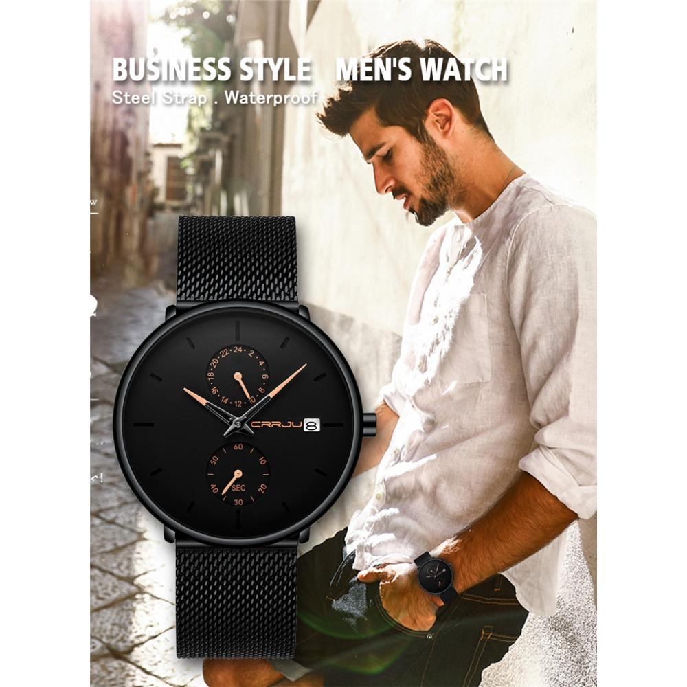 CRRJU-2265 New Men's Watch Star Fashion Men's Watch Simple Business