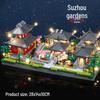 Compatible Suzhou Gardens Ancient Style Building Blocks - Educational Assembly Toy for Children