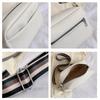 Lässige Damen-Umhängetaschen, Klappe, einfaches Leder, breite Damen-Schulter-Kuriertaschen, kleine Tasche, hochwertige Designer-Handtaschen