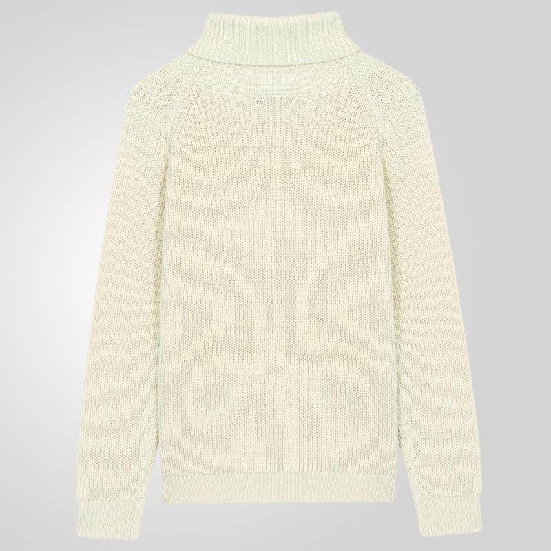 Lässiger dicker Pullover für Herren im Herbst und Winter, Rollkragenpullover mit Zopfmuster, langärmelig, lockere Passform, Strickoberteile, hoher Halsausschnitt, warmer Thermo-Basic-Pullover für Herren