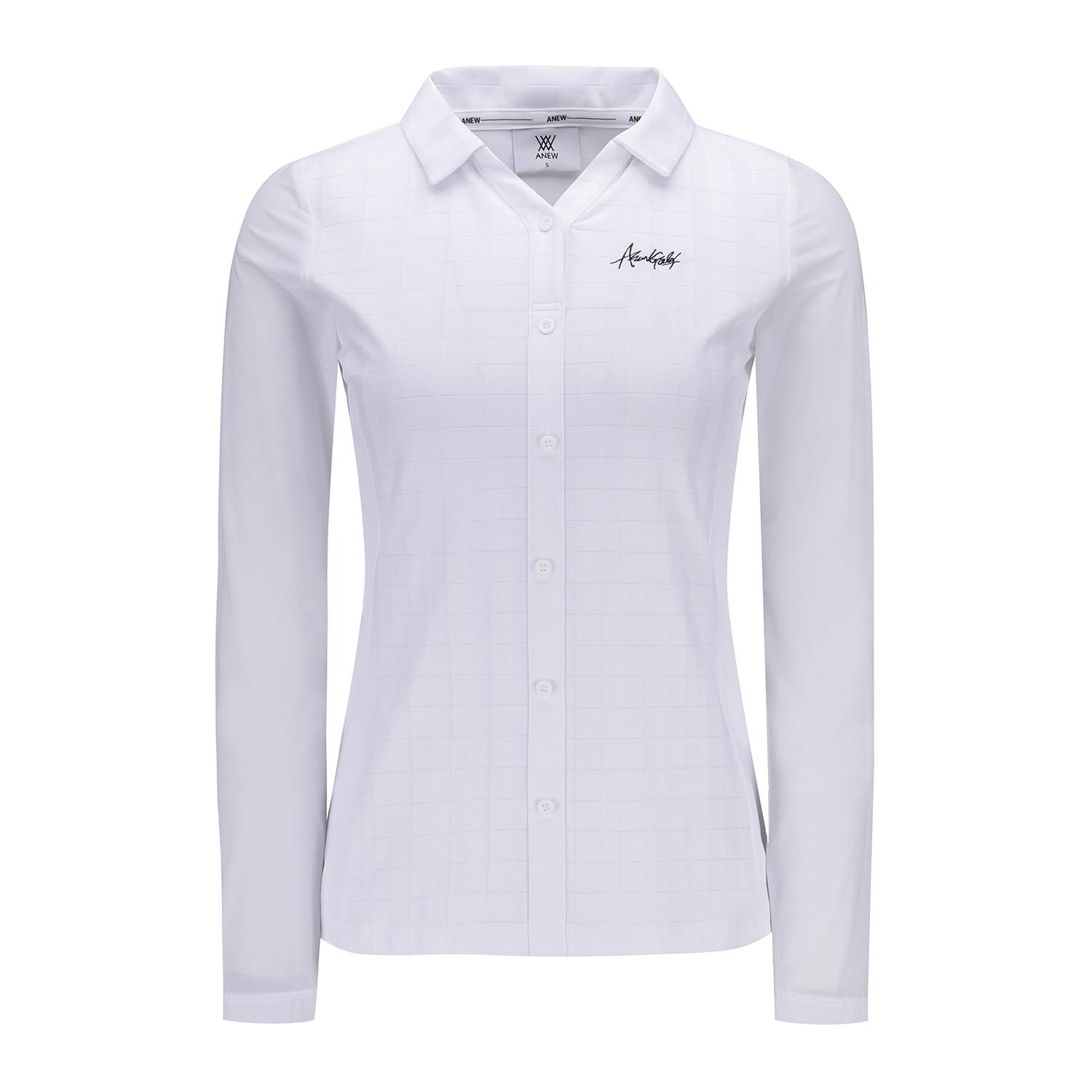 Anew Golf Women V Neck Long T-Shirt_Wh L