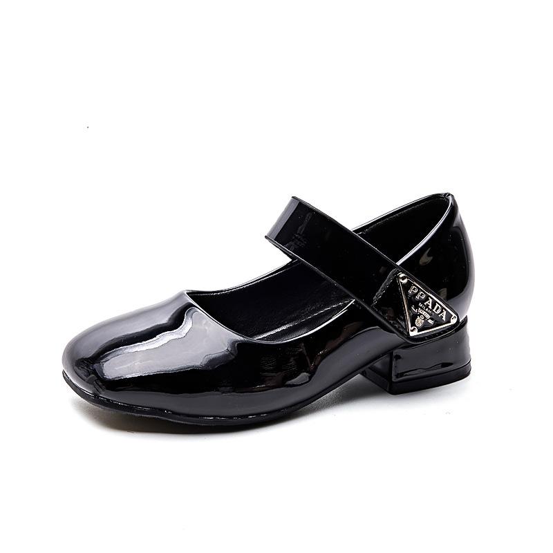 Princess shoes girls 2025 spring and autumn new high-heeled dress single shoes children's catwalk stage performance leather shoes small leather shoes