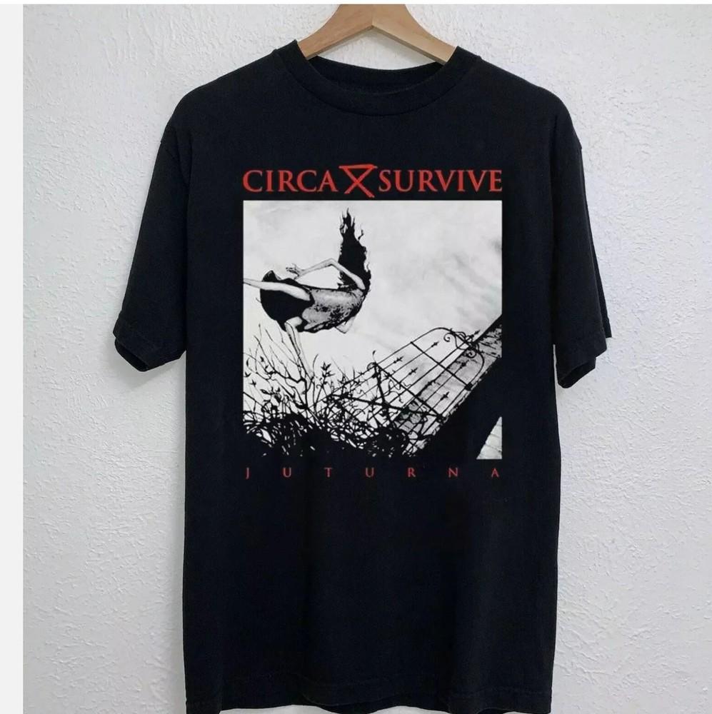 Circa Survive Juturna Album Cover Black All Size T-Shirt HD848 Unisex T-Shirt