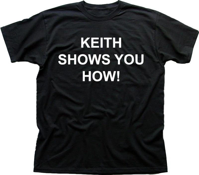 KEITH SHOWS YOU HOW funny Halfords advert black t-shirt 9450 XL