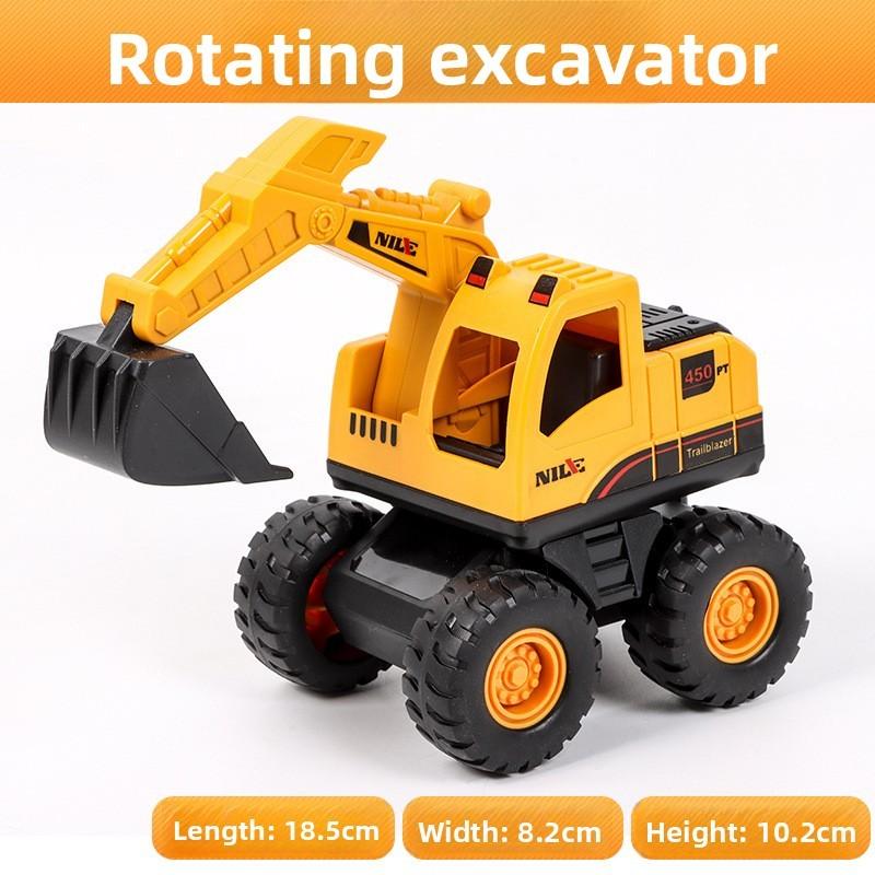 Excavator Inertia Large Dump Truck Set Toys Interactives Parts Skills Plays