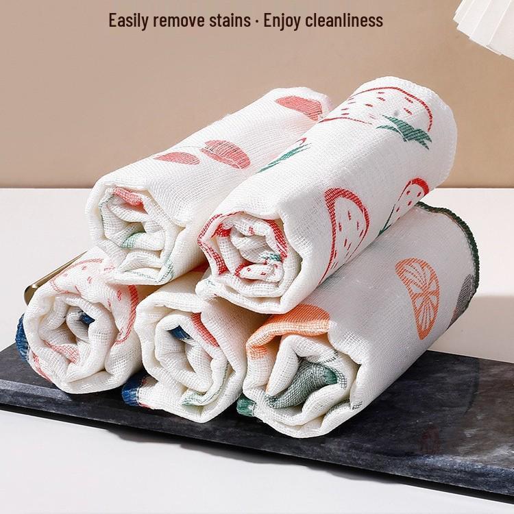 Thickened 9-Layer Absorbent Dishcloth for Kitchen Cleaning & Oil Stain Removal