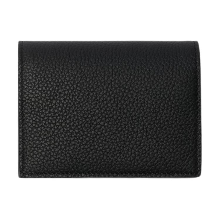 Burberry Bloomsbury Metal Knight Badge Calfskin Card Holder Wallet Women Wallet Black 81204921