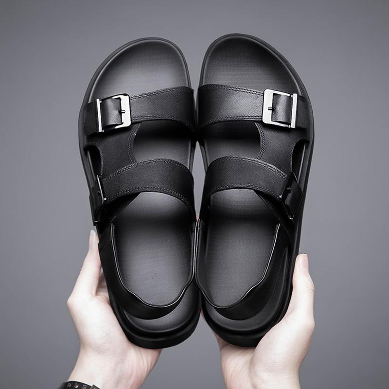 Fashion Luxury Stylish Men Summer Shoes Outdoor Breathable Casual Sandals Non Slip Male Beach Shoes Quick Dry Wading Aqua Shoes Slippers