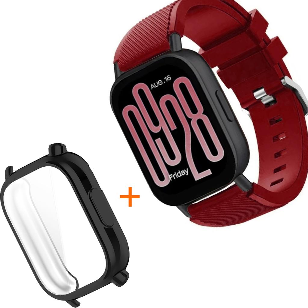 Silicone Strap With TPU Case For Xiaomi Redmi Watch 5 Active Lite Smart Watch Wrist Band And Case For Redmi Watch 5 Active Lite