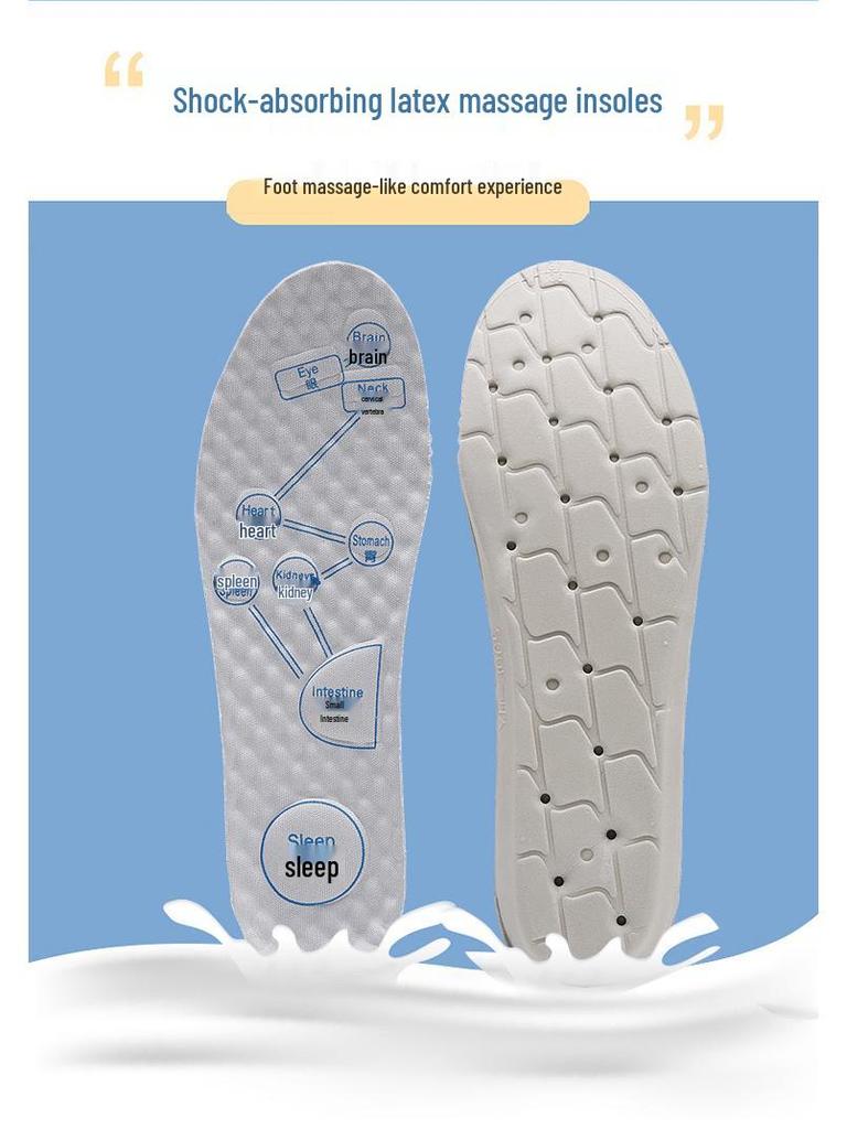 Summer Non-Slip Leather Nurse Shoes: Double Air Cushion, Thick Soft Sole, Breathable, Comfortable for Medical Work