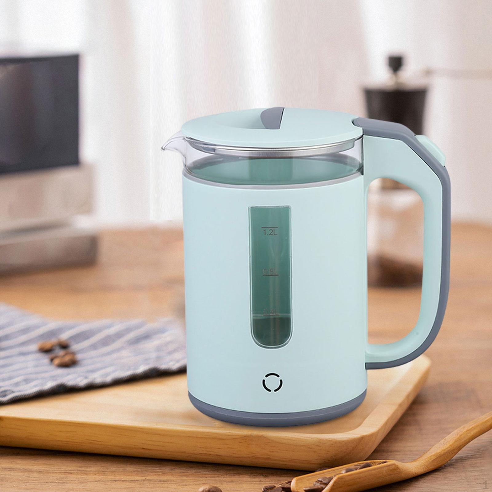 

Электрический чайник из боросиликатного стекла для ежедневного использования, белый Green