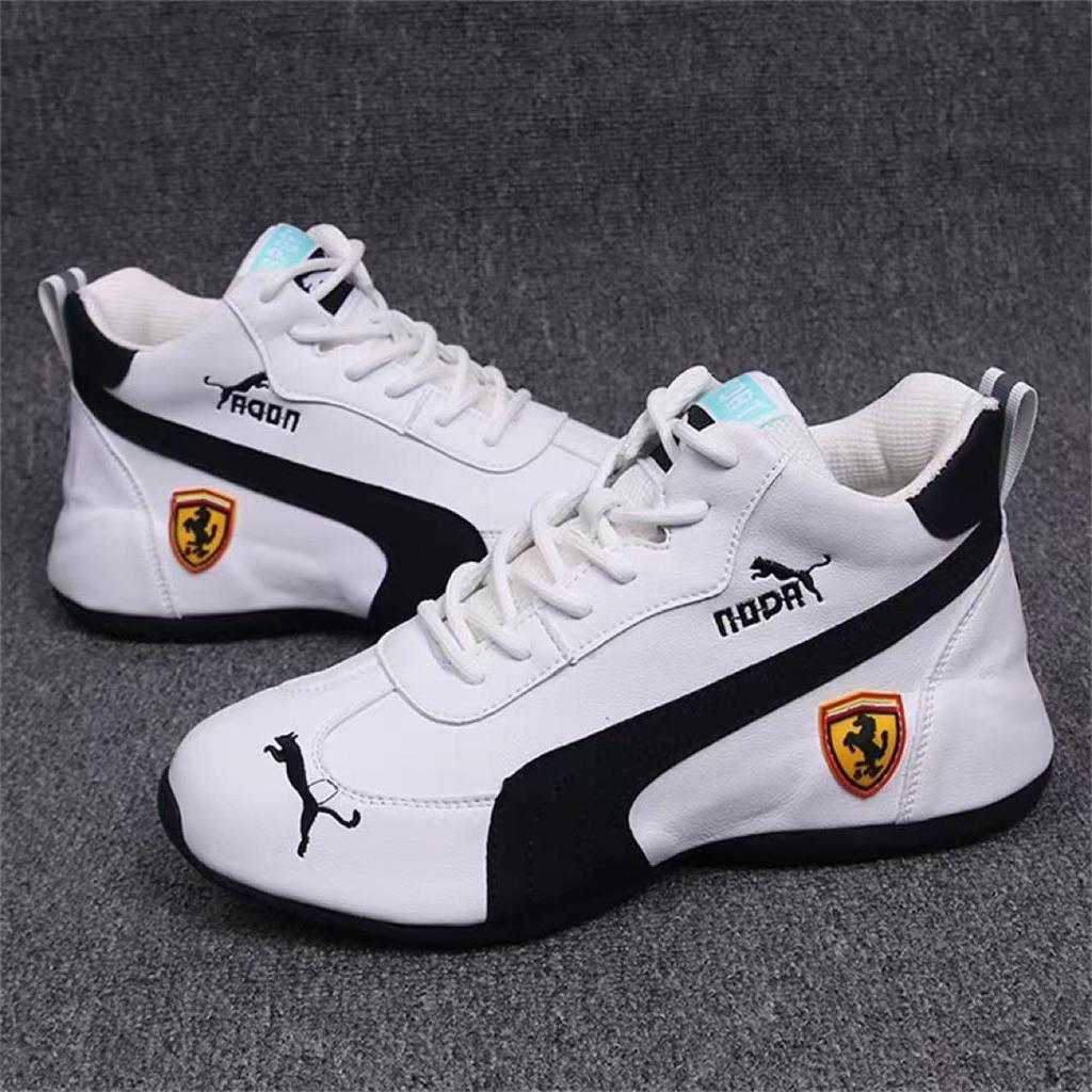 Unisex Spring & Autumn Casual Leather Sneakers: Breathable Fashion Sports Shoes