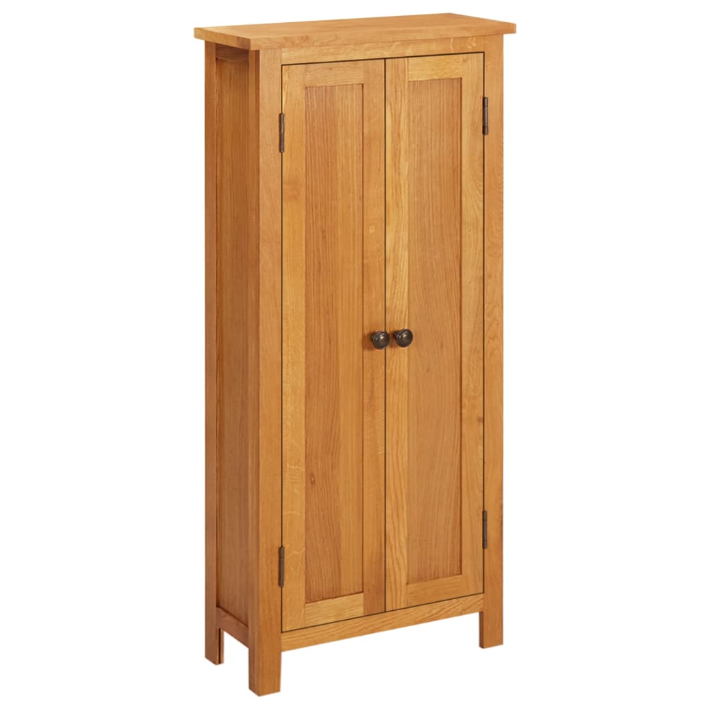 Storage Cabinet 50x22x110 cm Solid Oak