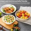 Disposable 500mL Bowls Cleaner Products 50Pcs Biodegradable Disposable Bowl Environmental Kitchen Hot Cold Use Container For Birthday Barbecues