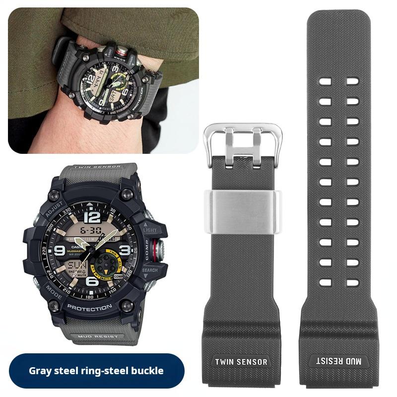 GWG1000 Watch band For Casio G-Shock Little/Small Mud King GG-1000 GWG-100 GSG-100 Waterproof Resin Silicone rubber watch strap