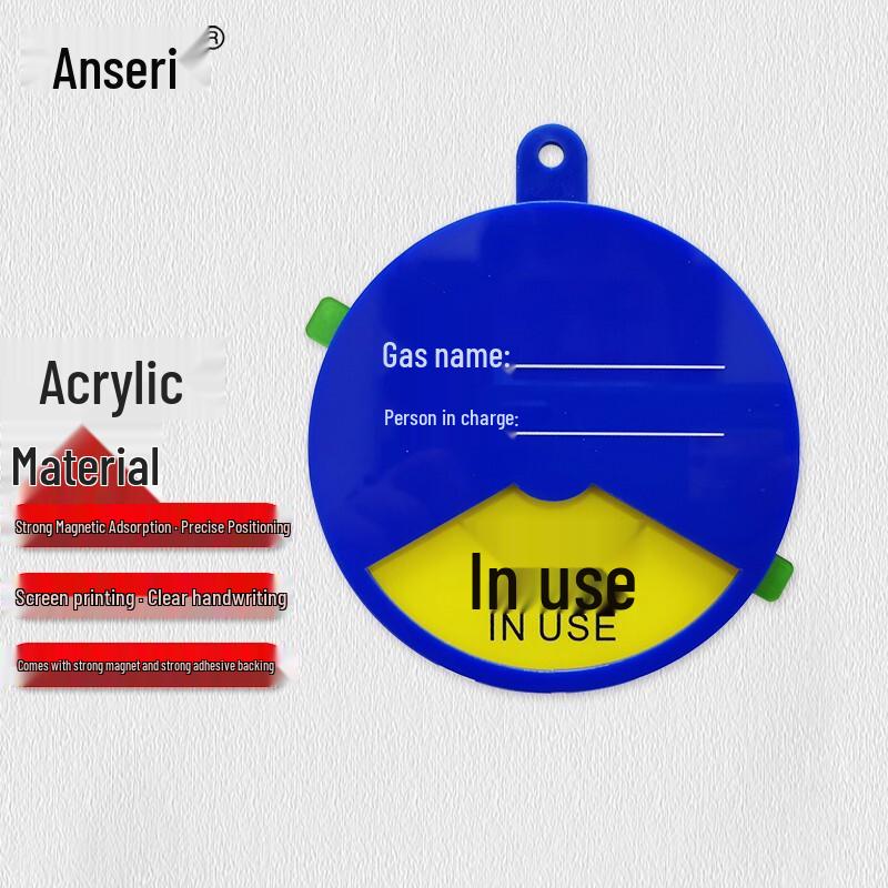 Hospital Oxygen Cylinder Status Sign