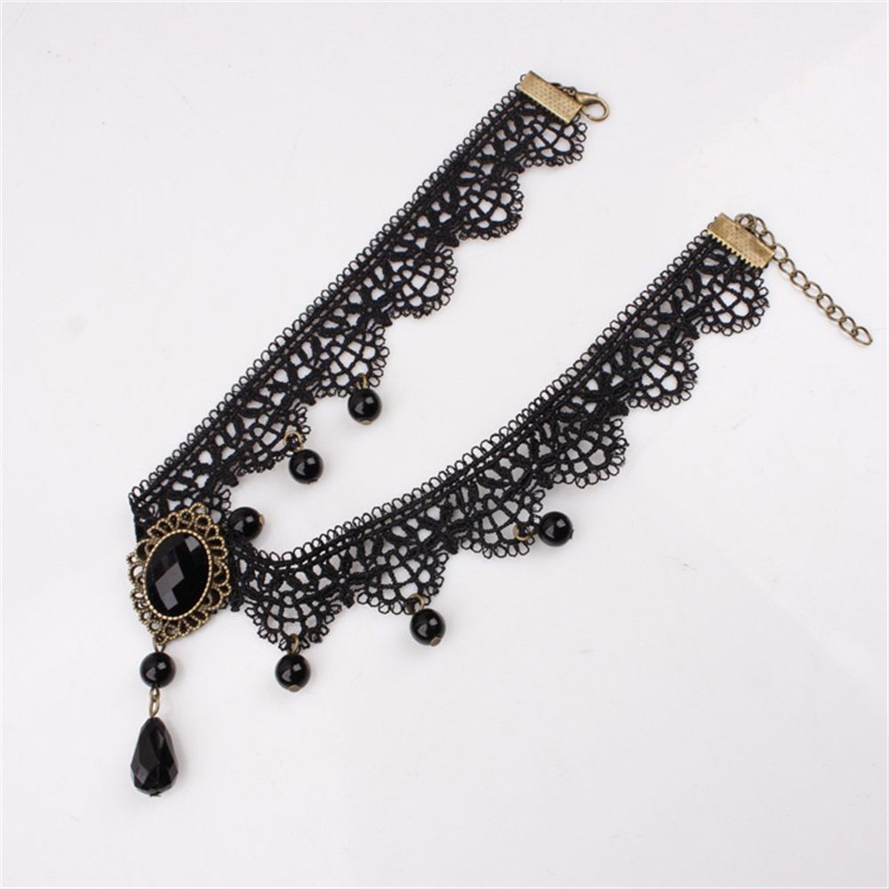 Steampunk Black Sexy FS Fashion Gift Hot Jewelry New Chosen Necklace Gothic Choker Lace