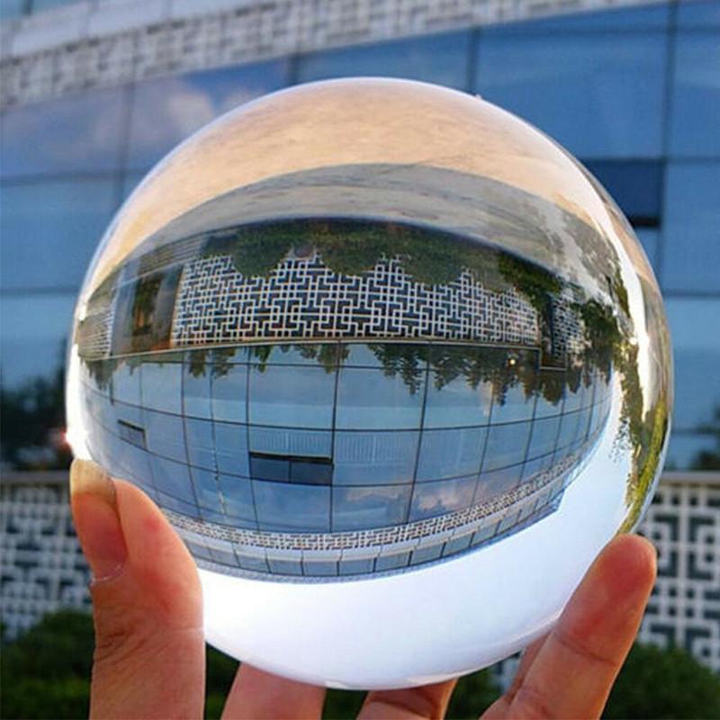 Premium Quality Glass Clear Crystal Ball 40mm And 60mm For Stunning Photography Props
