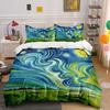 Swirling Sky, Grazing Sheep. Bedding Sets Duvet Cover Sets Duvet Covers Pillowcases(1 * Duvet Cover 2 * Pillowcases, Without Duvet Insert)