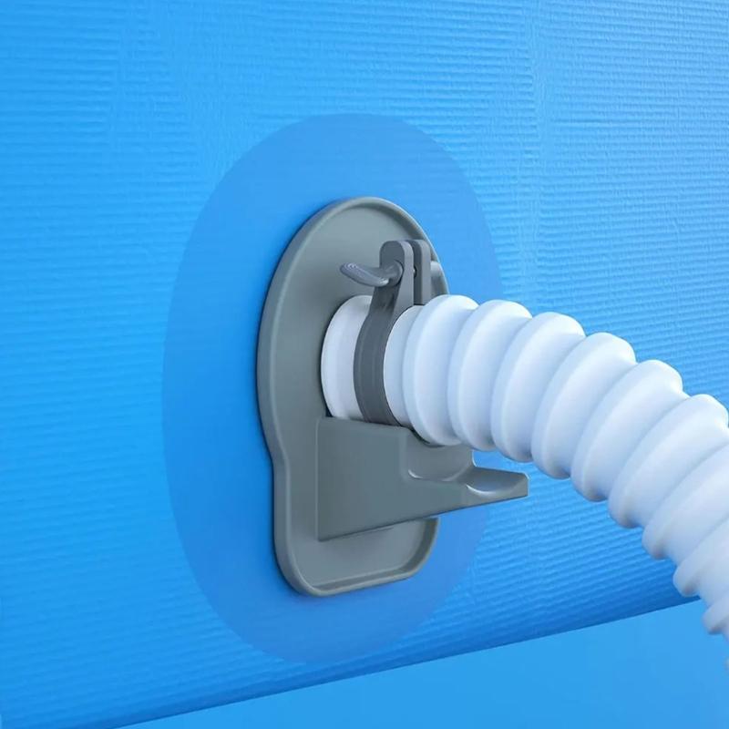 Pool Hose Support Brackets Swimming Pool Pipe Holder Plastic Texture Perfect for Pools Ground Mounted Stabilizers