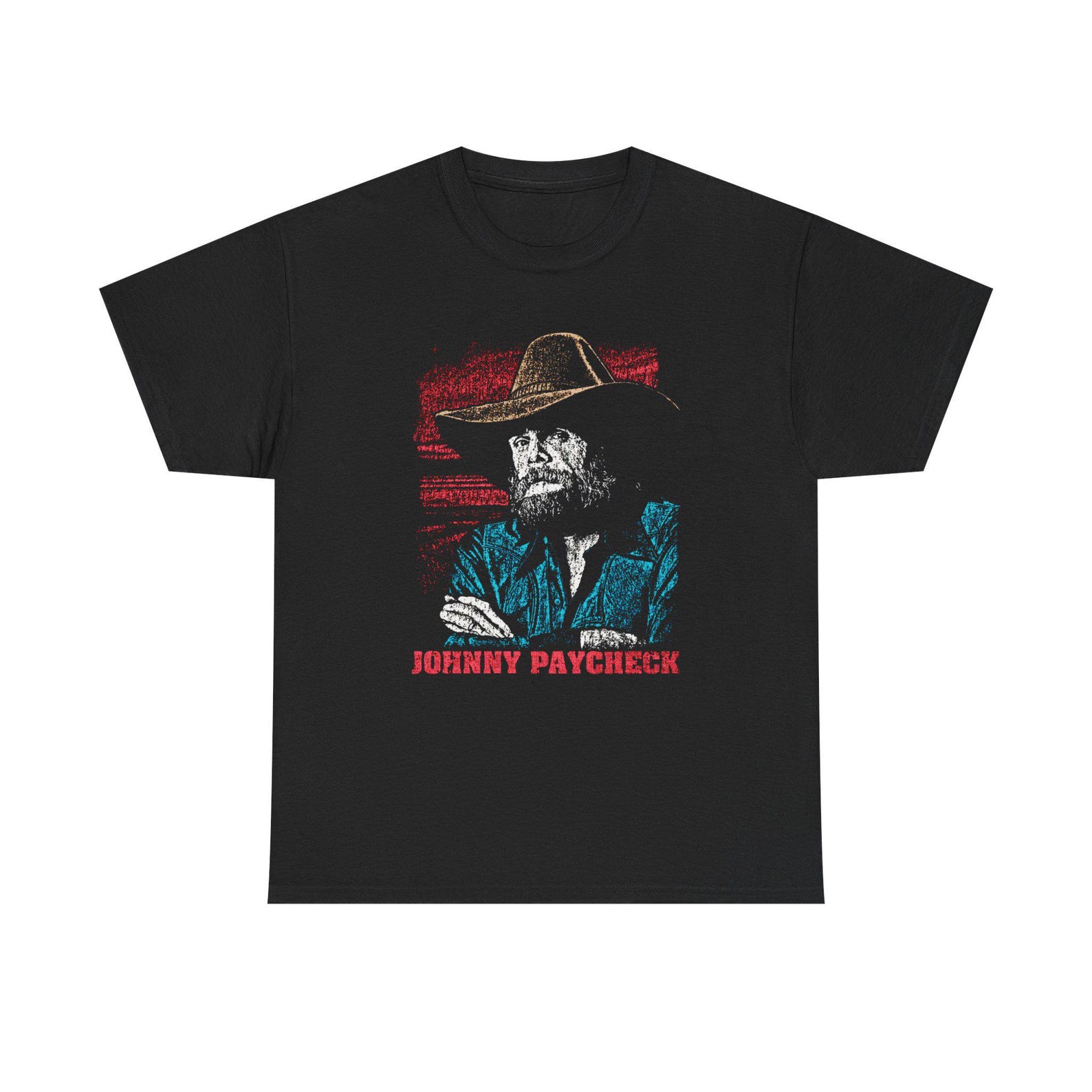 Johnny Paycheck Outlaw Country Shirt Vintage 70s Honky Tonk Tee Unisex Retro Western Graphic T-Shirt Gift 3XL