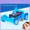 Self Made Wireless Remote Control Racing Car Model Assembly Set Kid Puzzle Toy For Children Educational Physics Kit