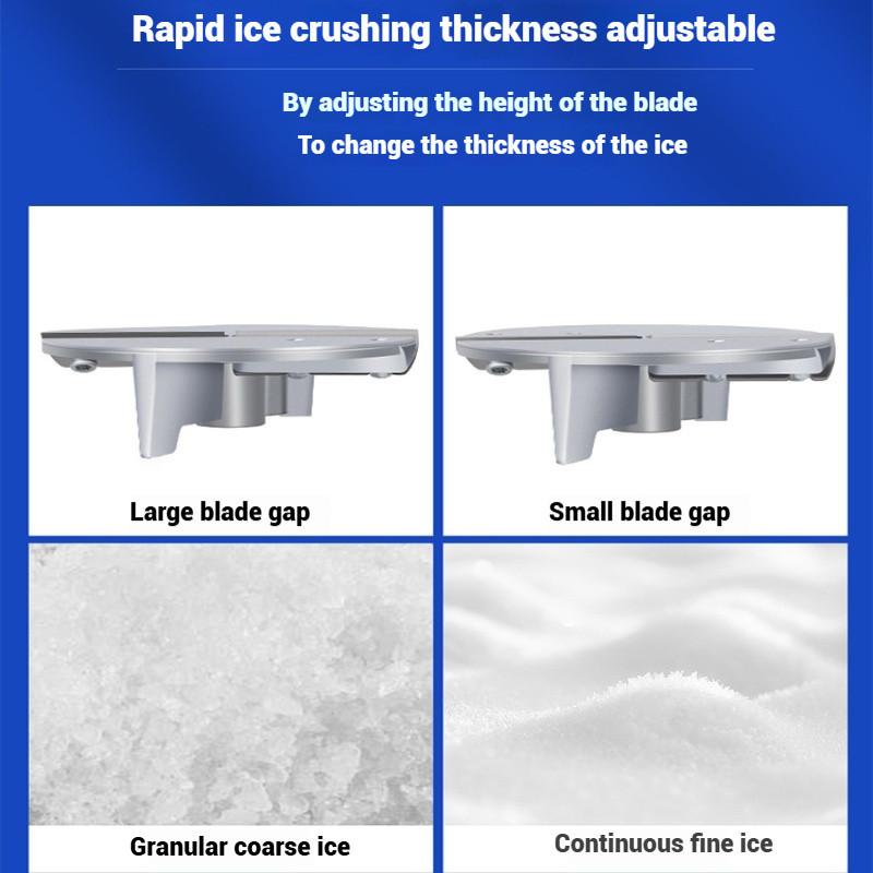 Household Ice Breaker Kitchen Dessert Smoothie Making Machine Large Capacity High Efficiency Shaved Ice Maker