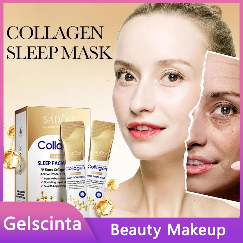 

4mlX20pcs Collagen Anti-Wrinkle Sleeping Mask Hydrating Facial Mask 4mlX20pc