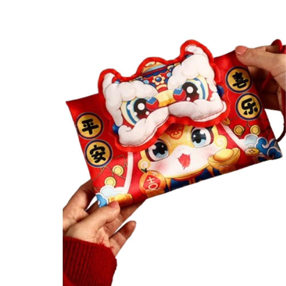 Chinese Style 2025 Snake Year Red Envelopes Blessing Messenger Bag Red Packet  Wedding Birthday