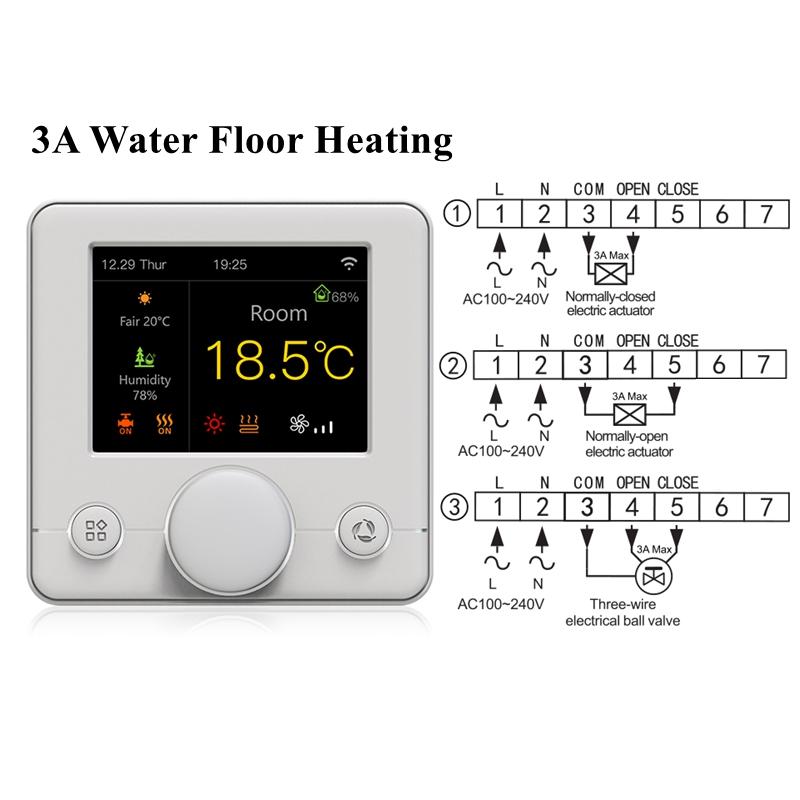 Tuya WIFI Thermostat Electric/Water/Gas Boiler Floor Heating Control Temperature Remote Controller Smart Life Google Home Alexa7
