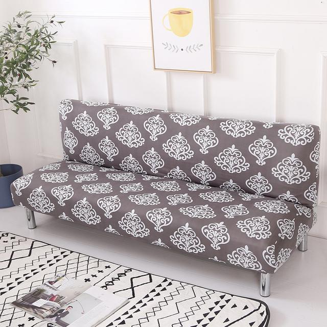 String Printed Folding Sofa Furniture Bed Cover Sofa Protector Covers Stretch Double Seat Cover Slipcovers For Living Room Area Geometric Print