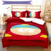 South Park 3pcs Bedding Set Duvet Cover Closure Includes 1 Duvet Cover & 2 Pillowcases for All Seasons Bedroom Home Dorm Decor