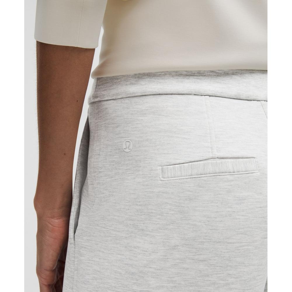 Lululemon Softstreme Pintuck Mid Rise Pant  Regular Heathered Core Ultra Light Grey