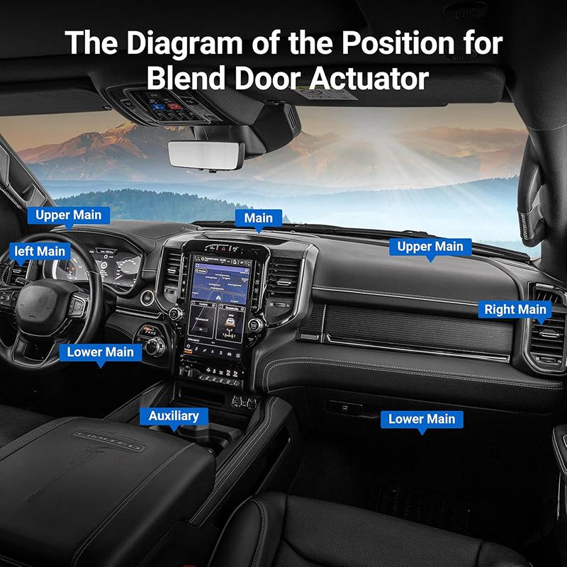 Car Air Conditioner Damper Actuator HVAC Heater Blend Door Actuator AC Door Actuator Efficient Air Doors
