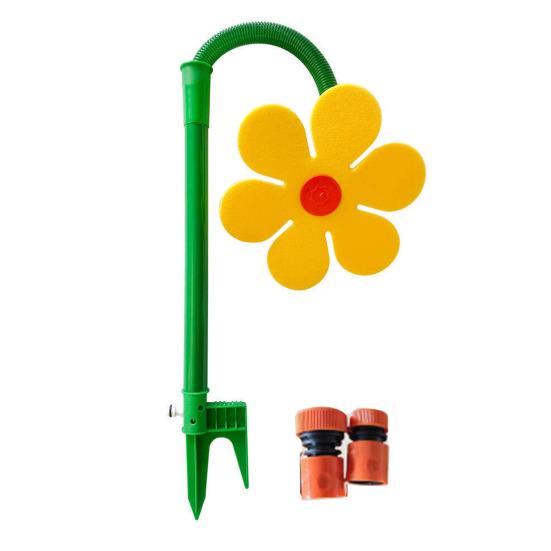 

Yousheng Crazy Daisy Water Sprinkler Dancing Flower Lawn Sprinkler 360-Degree Rotating Sunflower Water Sprinkler for Garden Yard Watering Dogs Kids EU