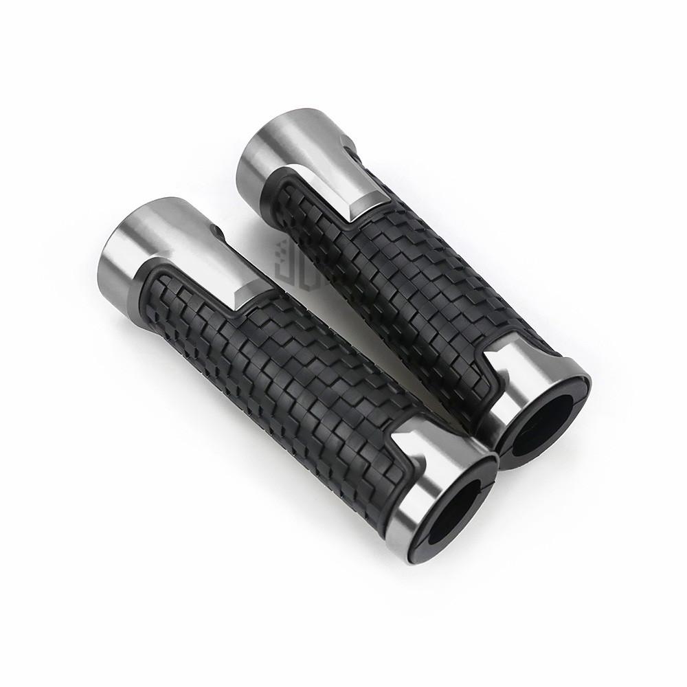 Motorcycle 22mm CNC Aluminum Rubber Gel Handle Bar Grip Hand Grips for Vespa Scooter LT LX GT GTS GTV 300 250 125 200 Sprint 150