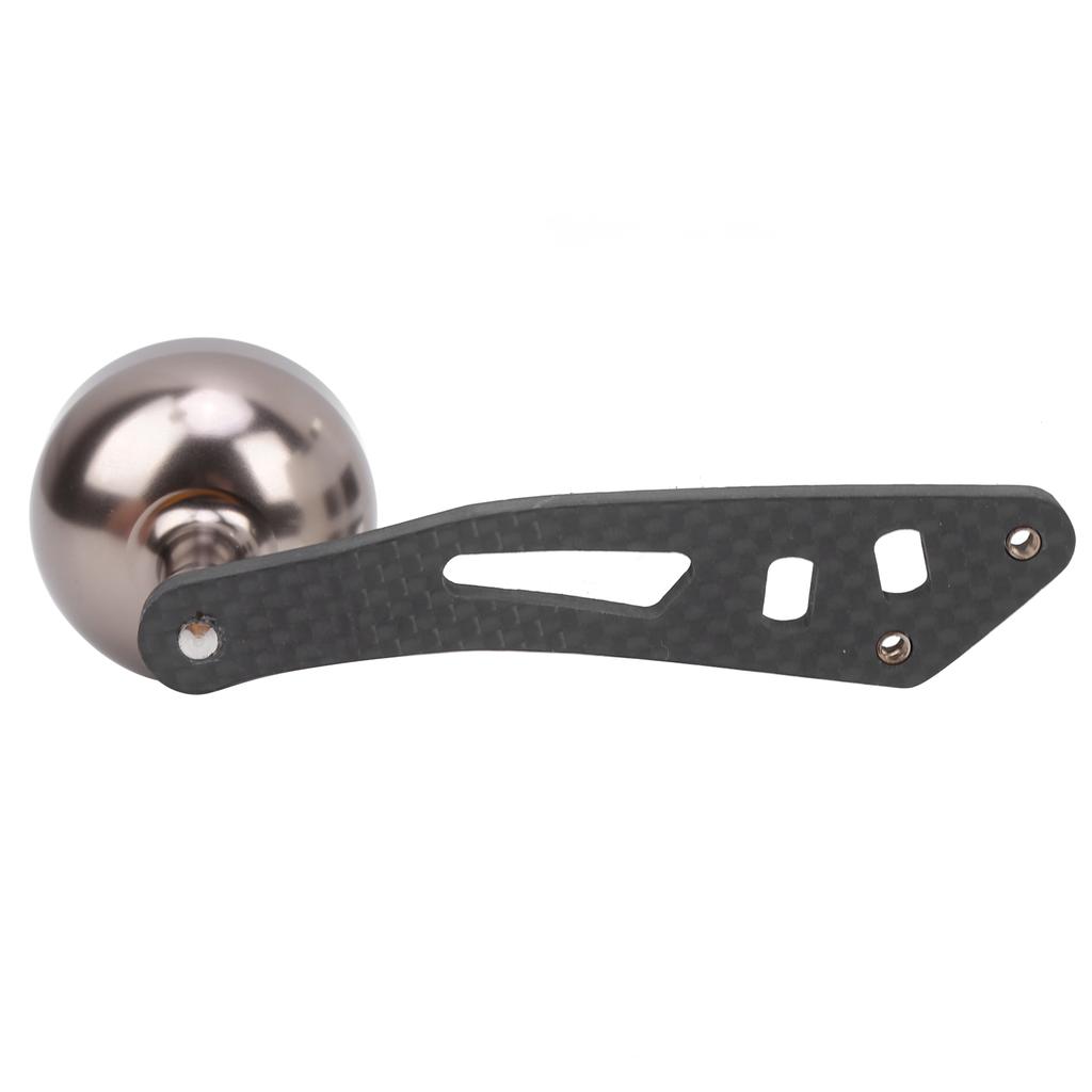Lotos Hole Carbon Single Rocker Arm Handle Lowprofile Reel Drum Reel Conversion Accessory(Cafe or )