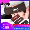 Für Jeep Auto Griff Schutzabdeckung Wildleder Auto Innen Oben Handhebel Handschuhe Für Jeep Renegade Compass Grand Cherokee Wrangler