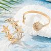 Exaggerated Ocean Vacation Wind Bracelet Starfish Bracelet Opening Personalized Jewelry