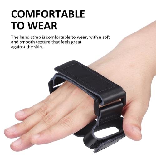 DECHOUS French Horn Protector, French Horn Hand Rest, PU Horn Protection Pad, French Horn Protector, Hand Grip, French Horn Guard, Universal Strap, Co