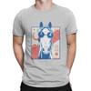 Horses Simplicitys Newest TShirt for Men Abstract Horse Round Collar Pure Cotton T Shirt Distinctive Birthday Gifts OutdoorWear