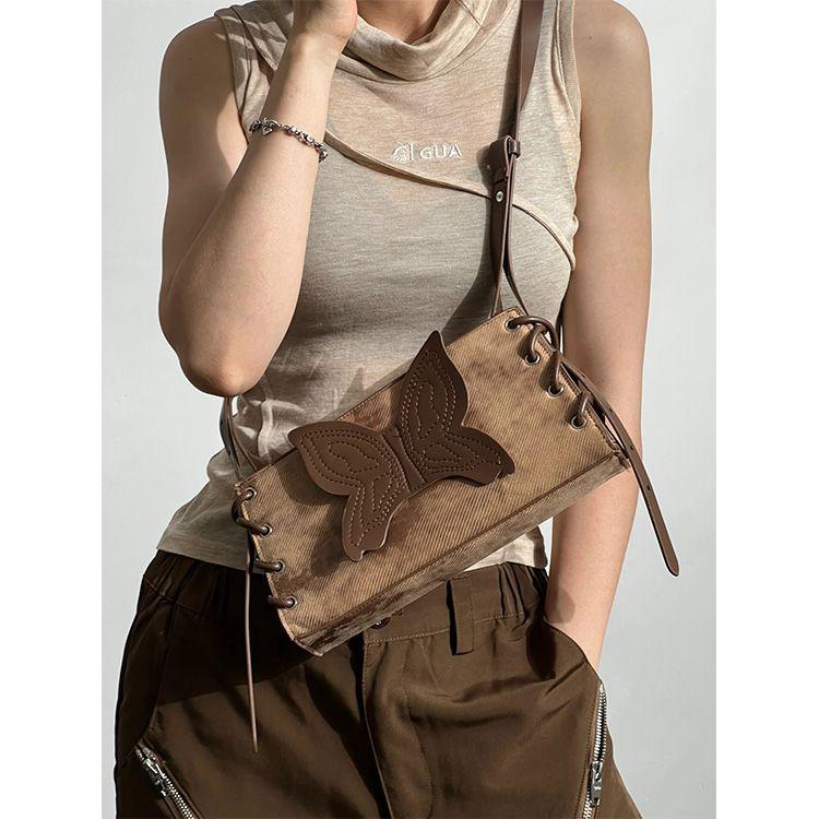 Women Bag 2025 PU 3D Butterfly Fashion Euro-America Style Shoulder Bags Pures and Bags Crossbody Girls Bag