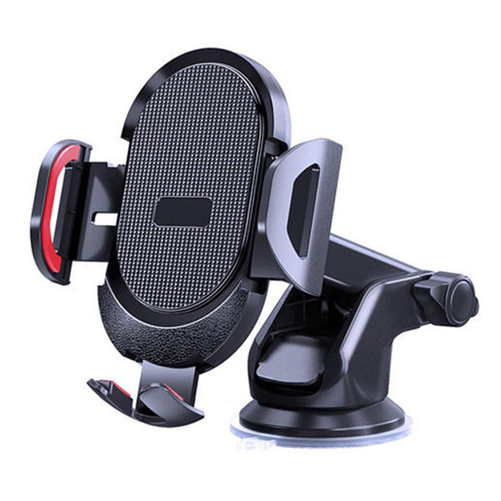 D33 Suction Cup Base Gravity Sensing Car Phone Holder Bracket with Air Vent Clip