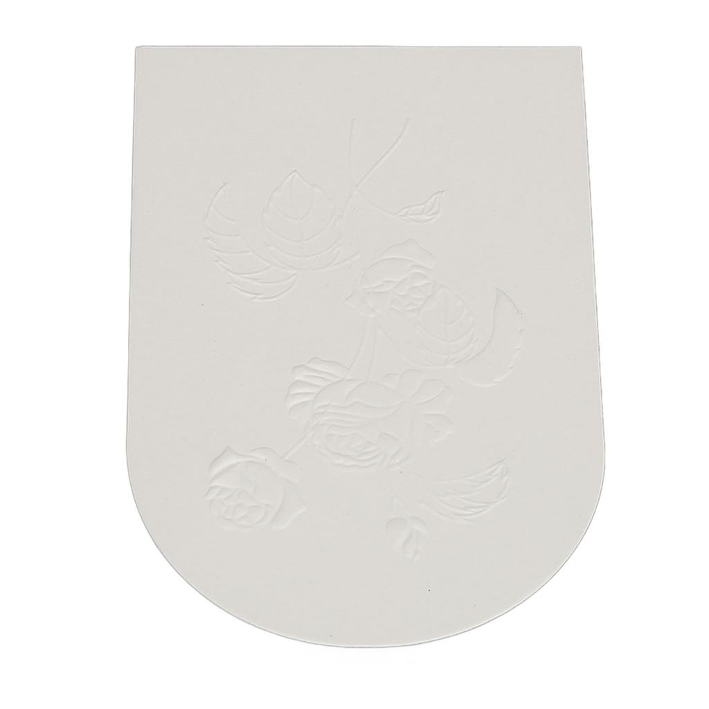 50pcs Perfume Test Paper Disposable Flower Pattern Scent Classification Essential Oil Testing Strips White