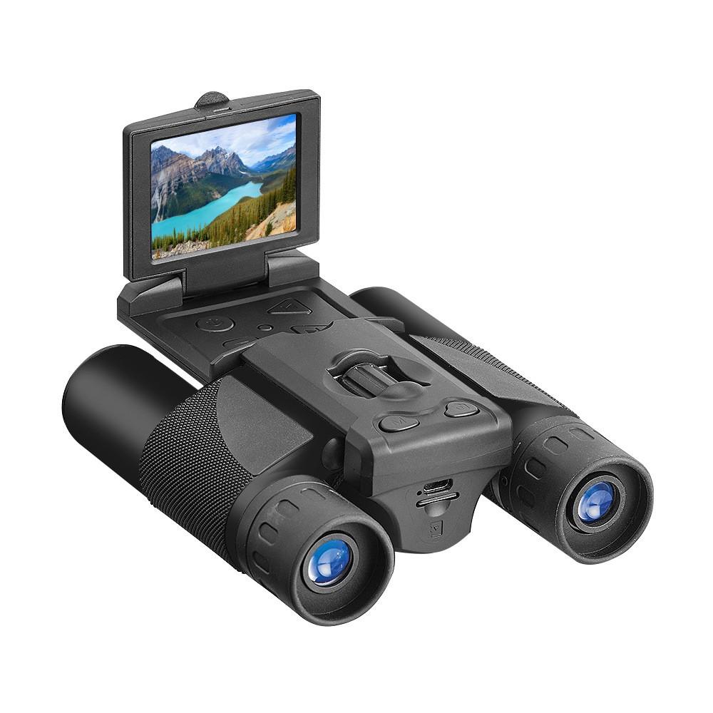 2-in-1 1080p HD Binoculars Digital Camera Camcorder 10X Magnification 2.0" Screen for Football Matches Bird Watching Outdoor